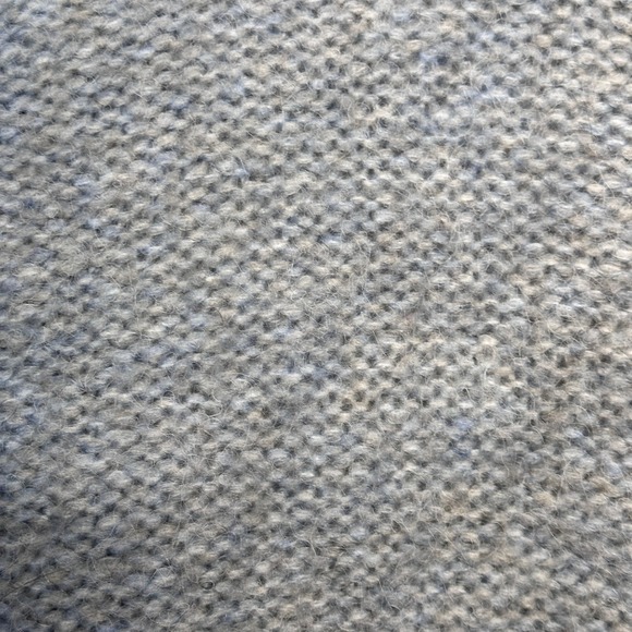 ANTHROPOLOGIE Blue Chunky Cable Knit Longline Open Front Cardigan Sweater Small - Picture 7 of 10